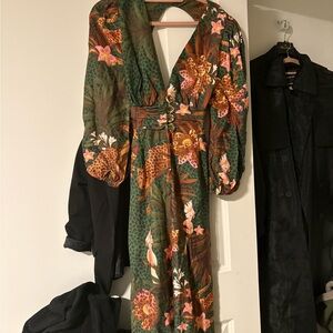 FARM Rio Jungle Green Jumpsuit